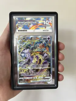 Mewtwo VSTAR GG44/GG70 Crown Zenith Pokemon 2023 Ace 10 Perfect Sub Grades 🔥 - Image 1