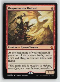 Dragonmaster Outcast 0622 Foundations FDN MTG Magic - Image 1