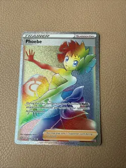 Phoebe (Secret) Holo Rainbow Swsh05: Battle Styles 175/163 Card - Image 1