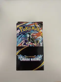Pokemon TCG Chaos Rising Half Booster Box Unsealed Top Lid ripped - 18 Packs - Image 1