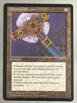 MTG / Gustha's Scepter / ALL / #162 / Rare / LP ***Reserved List - Image 1