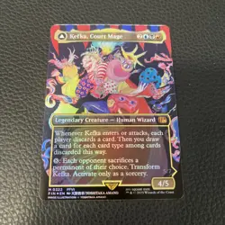 Final Fantasy MTG EN Kefka, Court Mage #0322 FFVI Borderless Foil MISCUT 🔥 - Image 1