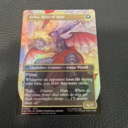 Final Fantasy MTG EN Kefka, Court Mage #0322 FFVI Borderless Foil MISCUT 🔥 - Image 2