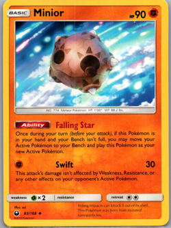 Minior Uncommon SM - Celestial Storm 83/168 NM - Pokemon TCG - Free Ship! - Image 1