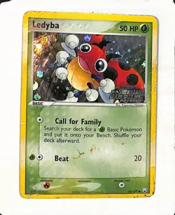 Ledyba 64/109 Team Rocket Returns Reverse Holo Pokemon TCG - DMG - Image 1