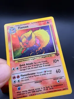 Flareon Holo Rare 3/64 1999 Pokemon Jungle English WOTC NM - Image 2
