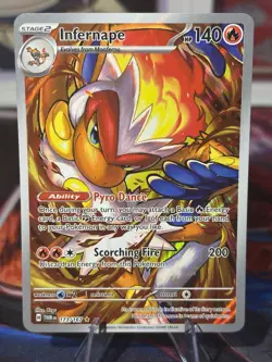 Pokemon 2024 SV Twilight Masquerade Infernape 173/167 Illustration Rare NM - Image 1