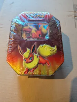 Pokemon Elemental Powers Tin Lot Jolteon Vaporeon Flareon GX Sealed Set of 5 - Image 4
