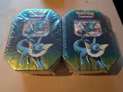 Pokemon Elemental Powers Tin Lot Jolteon Vaporeon Flareon GX Sealed Set of 5 - Image 5