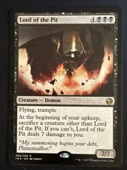 1x Lord of the Pit (096) Iconic Masters LP MTG Magic the Gathering x1 MKE - Image 1