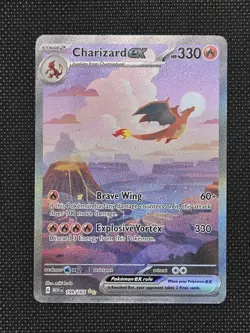 Pokemon Charizard ex 199/165 Scarlet & Violet 151 Special Illustration Rare Hol… - Image 1