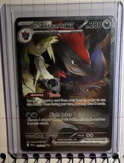 Pokemon Sv09: Journey Together N's Zoroark ex 185/159 SIR Full Art HOLO - Image 1