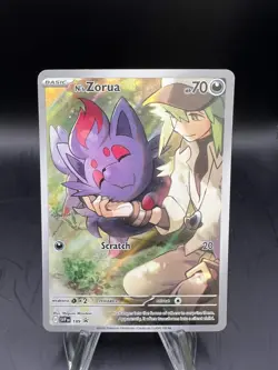Pokemon N's Zorua 189 Scarlet & Violet Promo NM - Image 1