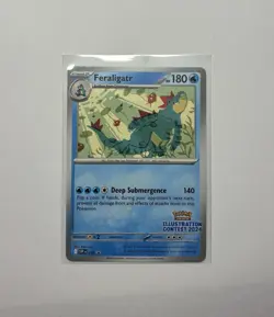 Pokemon Illustration Contest 2024 Promo Feraligatr - Pikachu - Toxtricity EX - Image 5