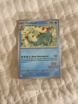 Pokemon Illustration Contest 2024 - Feraligatr, Pikachu & Toxtricity. Sealed - Image 1