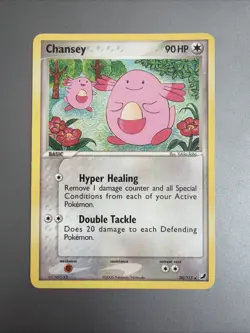 POKEMON TCG RARE CARD CHANSEY 20/115 EX UNSEEN FORCES VLP - Image 1