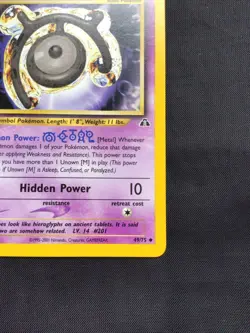 Pokemon Cards: 1st Edition Neo Discovery Uncommon: Unown M 49/75 - Image 4