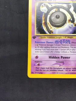 Pokemon Cards: 1st Edition Neo Discovery Uncommon: Unown M 49/75 - Image 5
