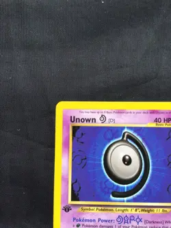 Pokemon Cards: 1st Edition Neo Discovery Uncommon: Unown D 47/75 - Image 2