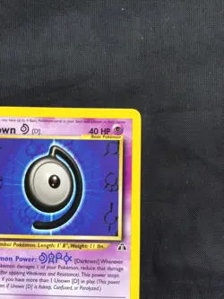 Pokemon Cards: 1st Edition Neo Discovery Uncommon: Unown D 47/75 - Image 3