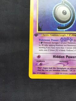 Pokemon Cards: 1st Edition Neo Discovery Uncommon: Unown D 47/75 - Image 5