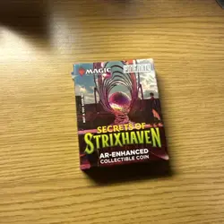 MTG - 1x Secrets of Strixhaven AR-Enhanced Collectible Coin NEW PINFINITY - Image 1