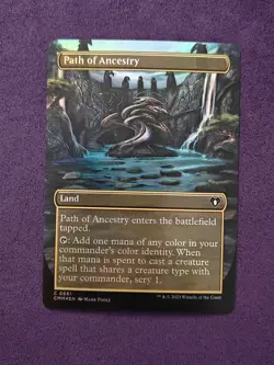 Path of Ancestry, Foil - Borderless Art, Magic the Gathering MTG NM - Image 1