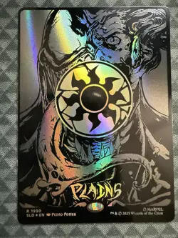 MTG Plains #1950 Raised Foil Rare Secret Lair Drop Series (SLD) - Image 2