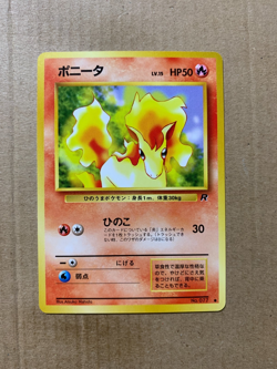 Japanese Ponyta No. 077 Team Rocket - Common Pokemon Card - NM/Mint - Image 1