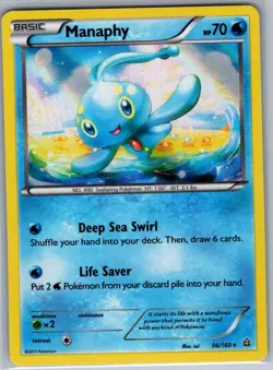 Manaphy 56/160 Holo XY - Primal Clash - Pokemon Card - NM - Image 1