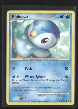 Pokemon POP Series 8 #015/017 Piplup - Image 1