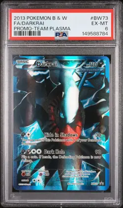 2013 Pokemon Black & White BW73 Darkrai PSA 6 149588784 - Image 1