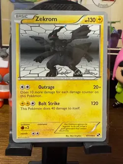 Pokemon TCG ZEKROM 2011 World Championships ROSS CAWTHON! #47/114 - Image 1