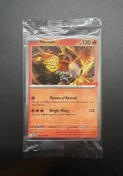 SEALED Chaos Rising Ho-Oh 010/086 Cosmo Holo GameStop Stamped Promo NM English - Image 1