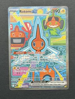 Pokemon TCG Phantasmal Flames Rotom ex SIR Special Illustration Rare 126/094 A2 - Image 1