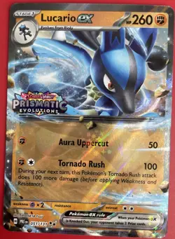 Pokemon Lucario Ex 051/131 - Prismatic Premium Collection Promo (Stamped) - Image 1
