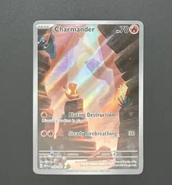 Charmander 168/165 SV: Scarlet & Violet 151 Illustration Rare Holo Pokemon - Image 1