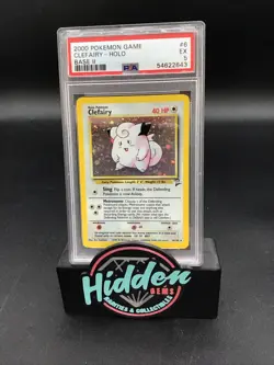 2000 Pokemon Clefairy #6/130 Holo PSA 5 Base II - Image 1