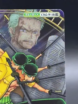 Roronoa Zoro C562-W SR Foil OnePy Berry Match Japanese One Piece Lightly Played - Image 3