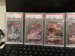 One Piece OP13 God Demon Pack Red Parallel Five Elders Eng Sequential PSA 10 SP - Image 2