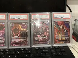 One Piece OP13 God Demon Pack Red Parallel Five Elders Eng Sequential PSA 10 SP - Image 3