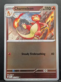 Charmeleon 012/094 Common Phantasmal Flames Pokemon Reverse Holo Near Mint - Image 1