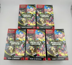 5x Pokemon TCG Perfect Order Booster Bundle Sealed Lot of 5 30 Packs - Image 1