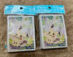 Crayon Mimikyu 64 Sleeves Japanese Pokemon Center Exclusive 2 sets Quick Ship - Image 1