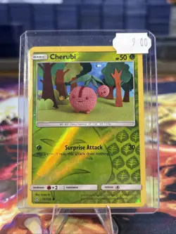 Pokemon Cherubi 10/156 Ultra Prism S&M Reverse Holo✨🔥SHIPS FAST💨+FREE GIFT🎁📈 - Image 1