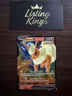 Pokemon TCG Flareon V SWSH149 Sword & Shield Promo Holo 210 HP English - Image 2