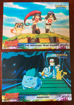 Pokemon Topps - Mewtwo Strikes Back - #12 & #31 - Scene Cards - 1998 - Image 1