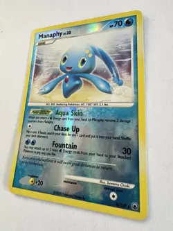 Pokemon Manaphy 8/100 - Majestic Dawn Reverse Holo Rare - 2008 LP - Image 4