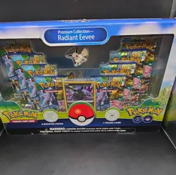 Pokemon Go Radiant Eevee Premium Collection Box New Sealed. - Image 3