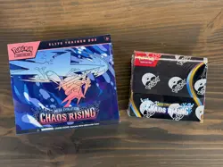 Pokemon Chaos Rising ME04 Booster Box & Elite Trainer Bundle Set of 2 New Sealed - Image 1